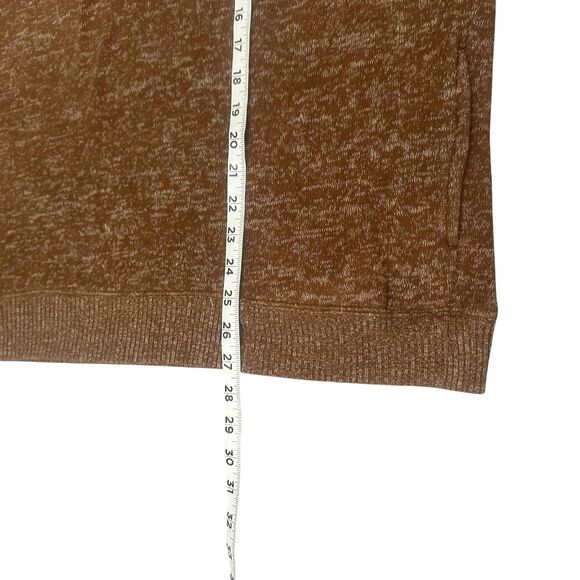 Hooey Pullover Sweater Mens Extra Large Brown Aztec 1/4 Snap Western Outfitter - Picture 4 of 11